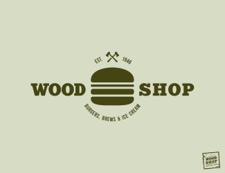 Projekt graficzny logo dla firmy online WoodShop 2projekty